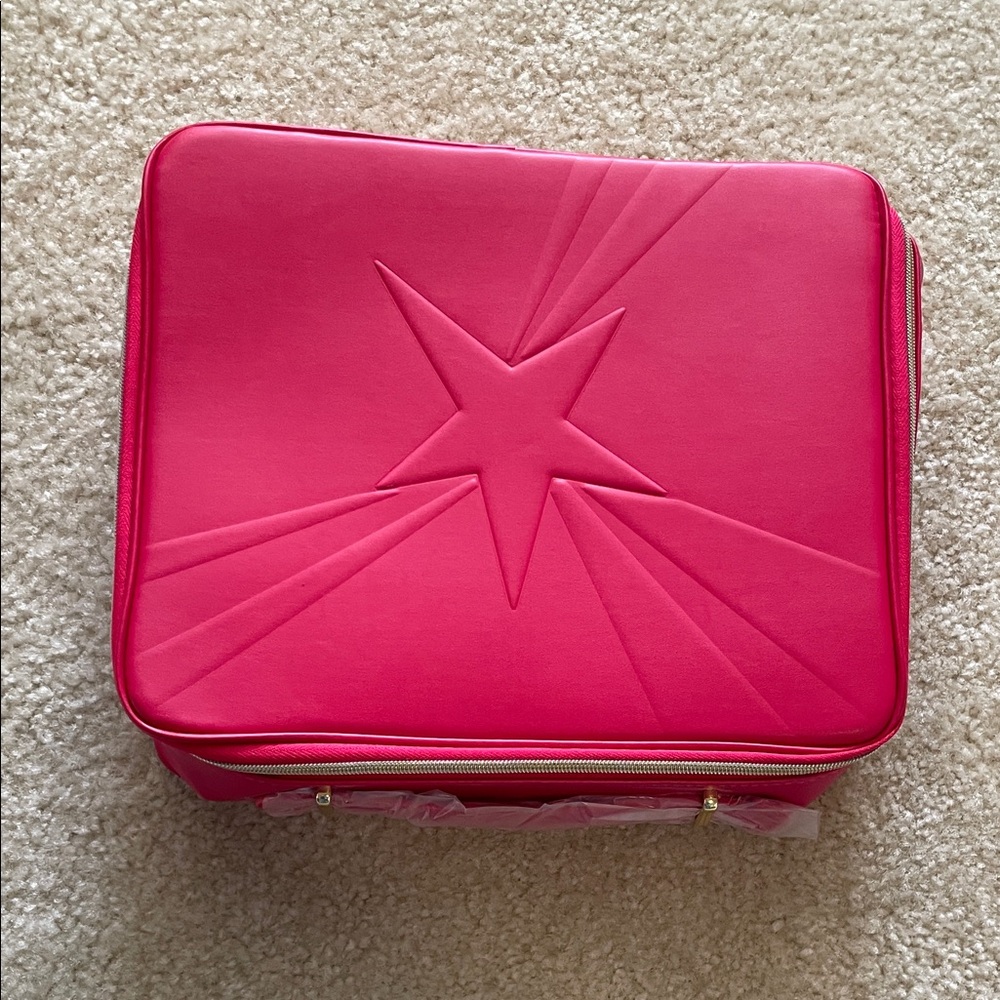 Pink Star Embossed Bag